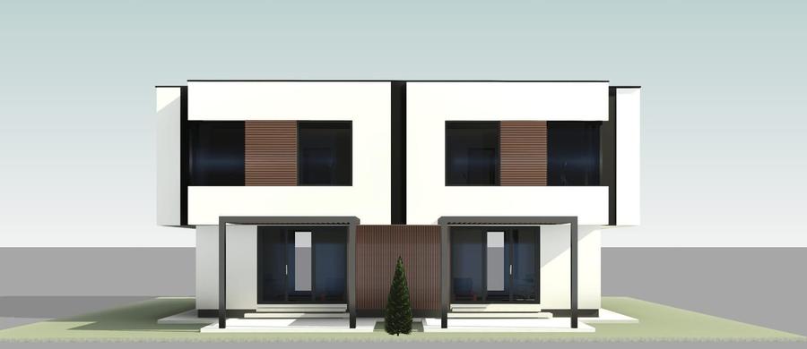 Duplex cu 4 camere cu Canalizare în Chiajna