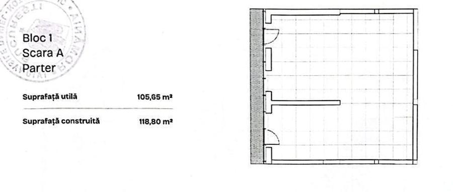 Spațiu comercial, de 105 mp, în Ghencea