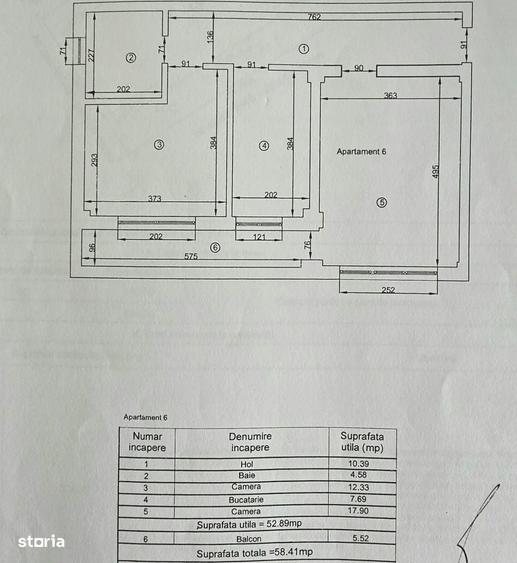 Apartament cu 2 camere decomandat în Nicolina