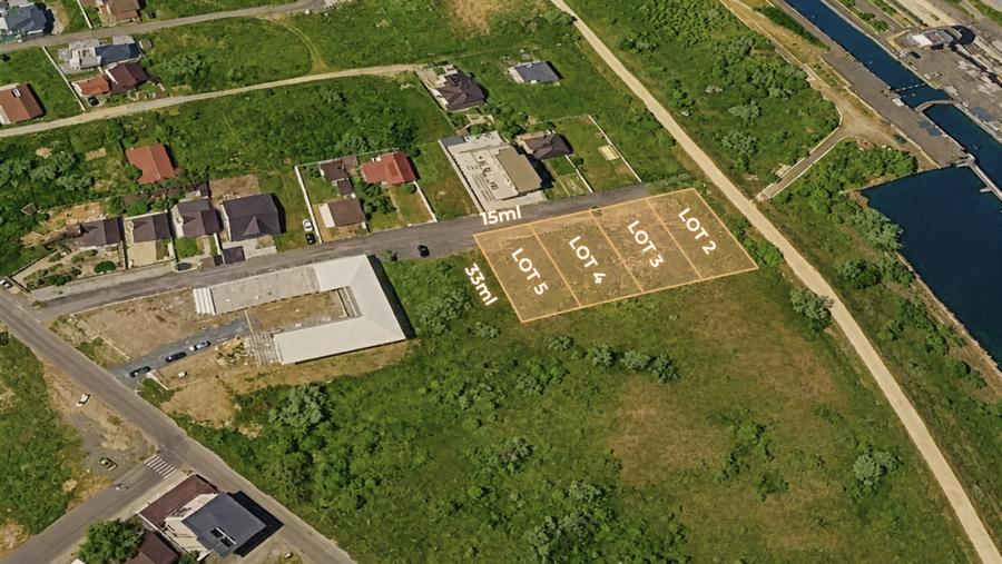 Teren Construcții intravilan de 500 mp, în Năvodari Tabără