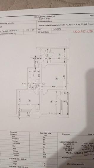 Apartament cu 3 camere semidecomandat în Andrei Mureșanu