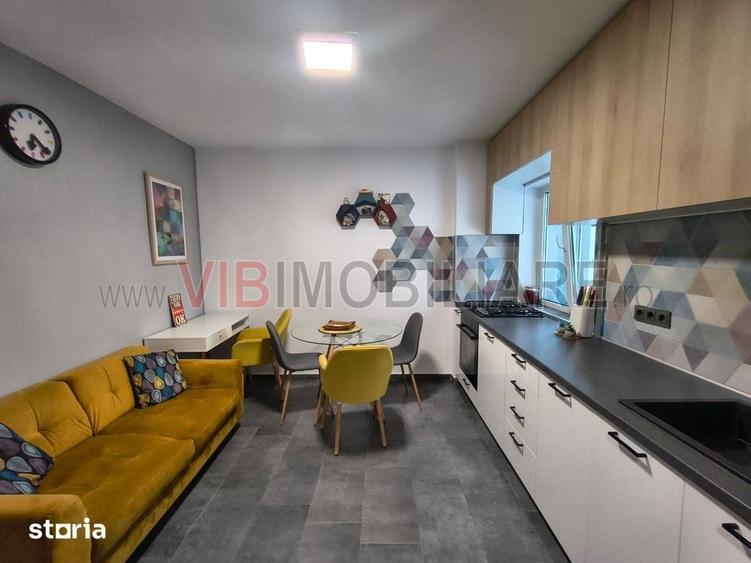 Apartament cu 2 camere semidecomandat în Tei