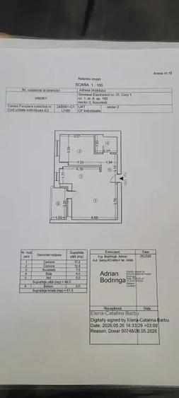 Apartament cu 2 camere decomandat în Nord