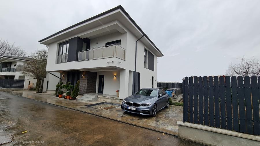 Casă individuală cu 5 camere cu Teren 480 Mp în Mogoșoaia