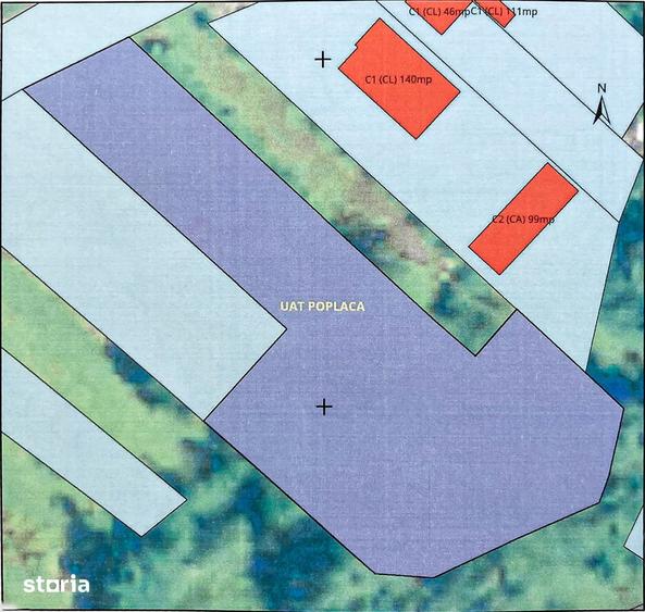 Teren intravilan pentru case insiruite, la 5 minute de Valea Aurie - 1