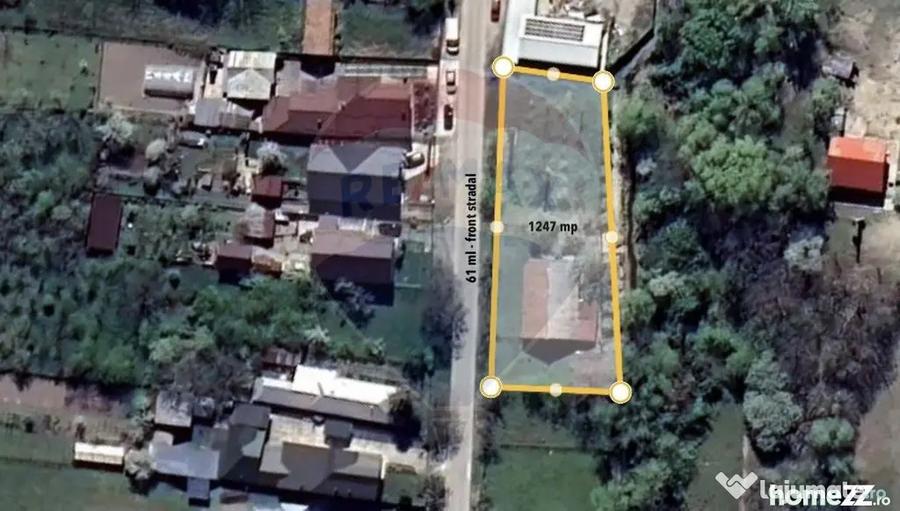 Teren de 1247 mp, în Nedelea