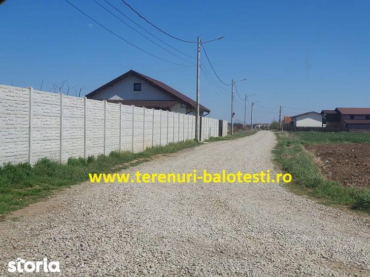 Teren Balotesti 600 mp,langa casa locuita,electricitate ,gaz-70 metri - 16