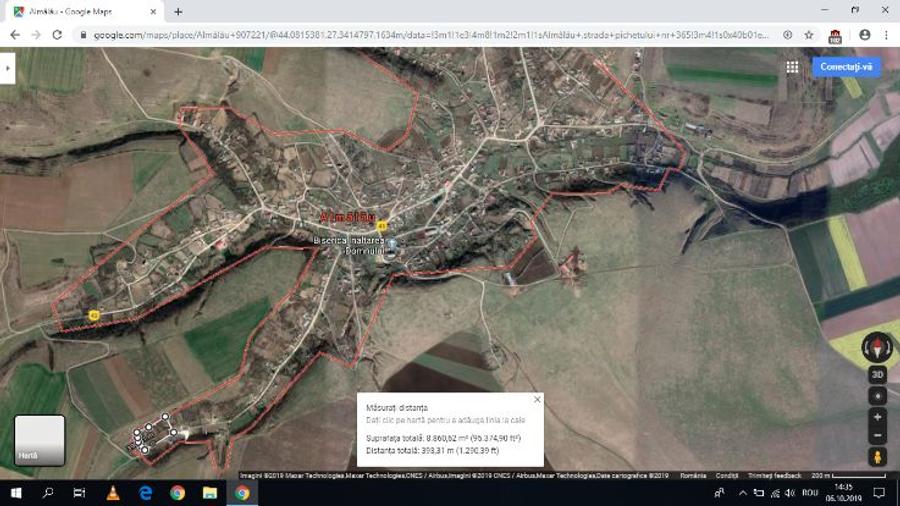Teren Construcții intravilan de 8861 mp, în Almălău