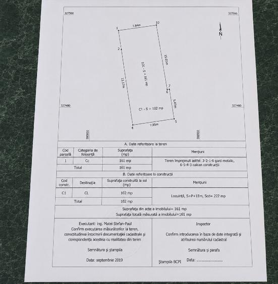 Casă individuală cu 5 camere cu Teren 161 Mp în P-ța Muncii