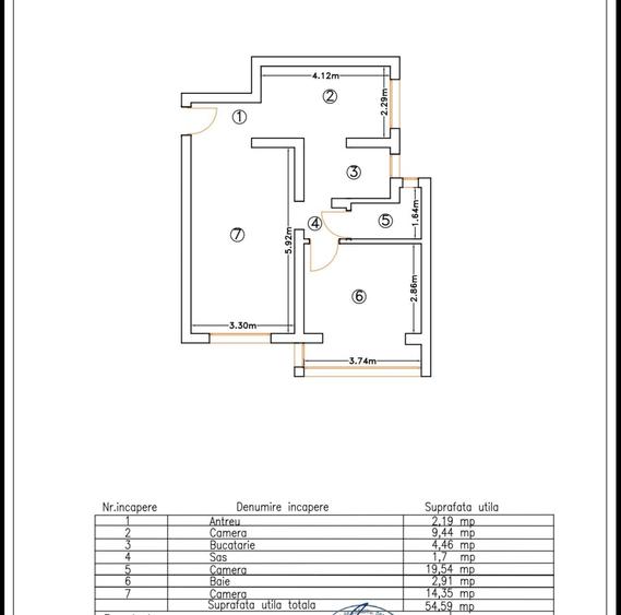 Apartament 3 camere semidecomandate | Plopilor Vechi - 10