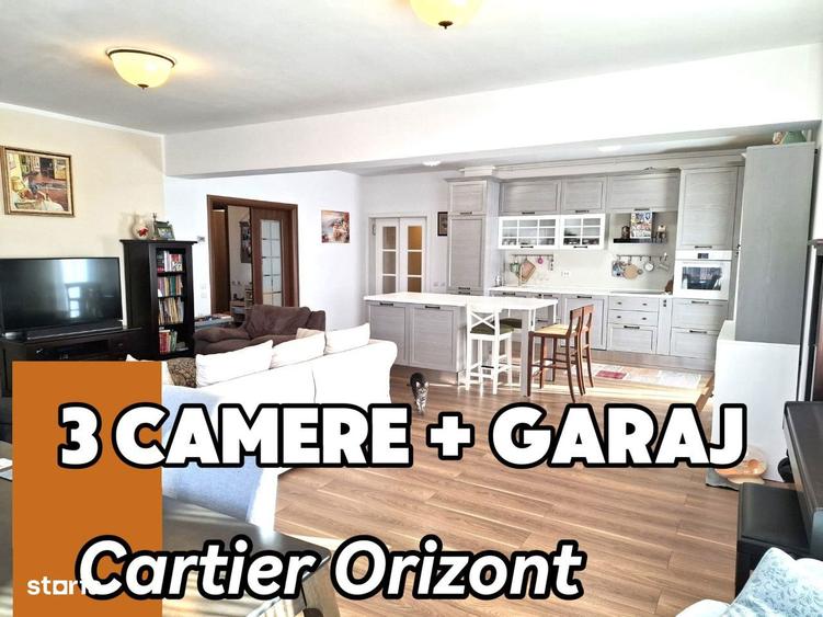 Apartament cu 3 camere decomandat în Orizont