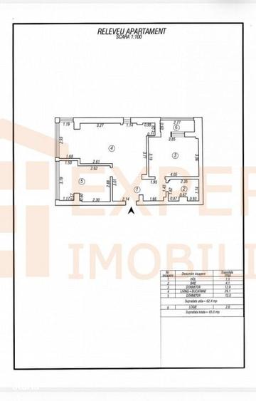Apartament 3 camere de vanzare | City Park Mall | Renovat | Mobilat | - 1