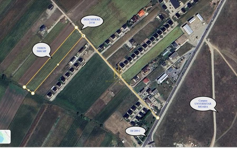Teren de 5000 mp, în Sfântu Ilie