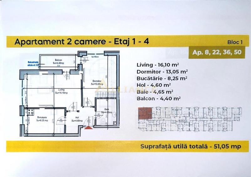 Apartament 2 camere decomandat | Sector 4 – Postalionului - 3