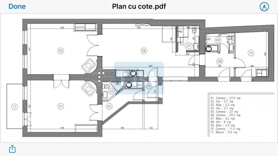 Apartament cu 4 camere semidecomandat, mobilat în Ultracentral