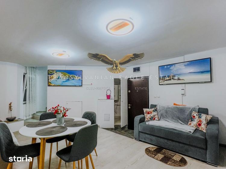 Apartament cu 3 camere semidecomandat, mobilat în Între Lacuri