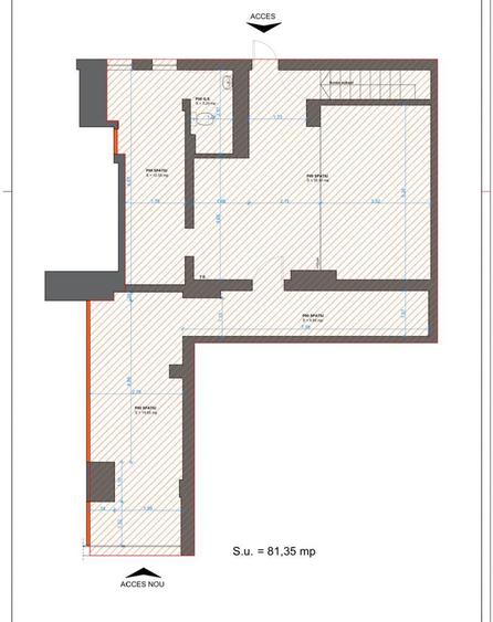 Spațiu comercial, de 81.35 mp, în Mănăștur