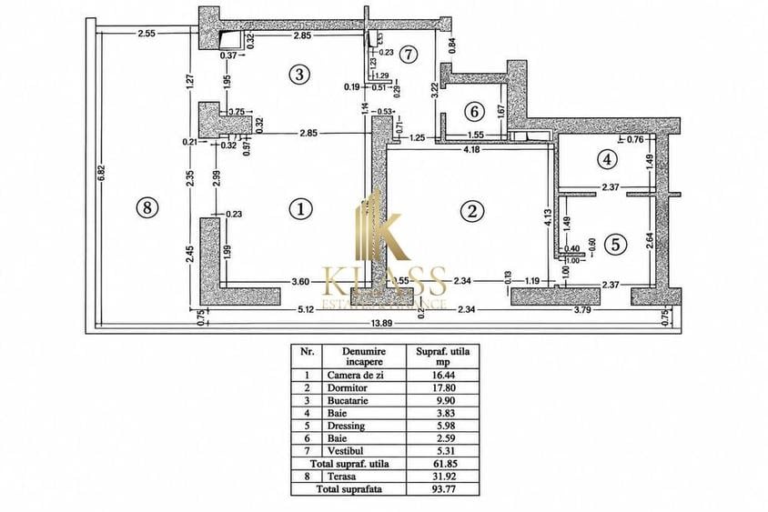 Apartament cu 2 camere semidecomandat, mobilat în Colentina