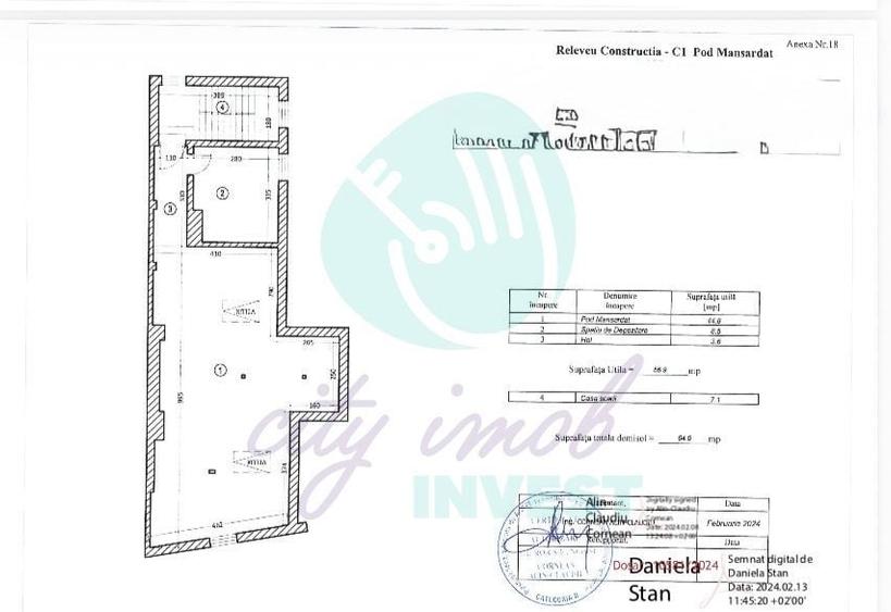 Casă individuală cu 4 camere cu Canalizare în Eminescu