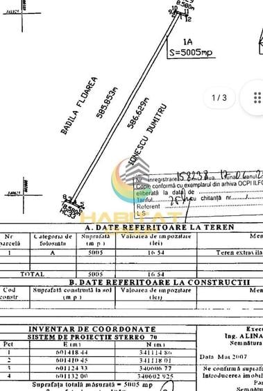 Teren agricol extravilan de 5000 mp, în Afumați