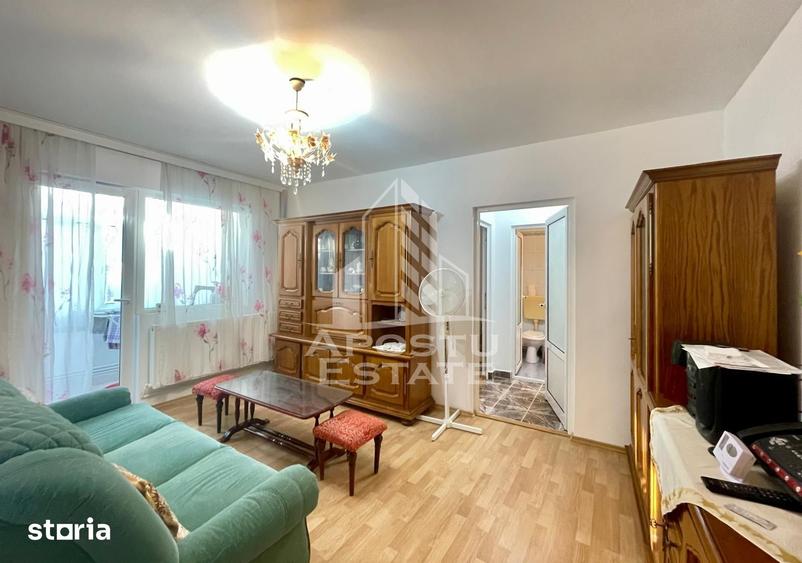Apartament cu 2 camere semidecomandat în Șega