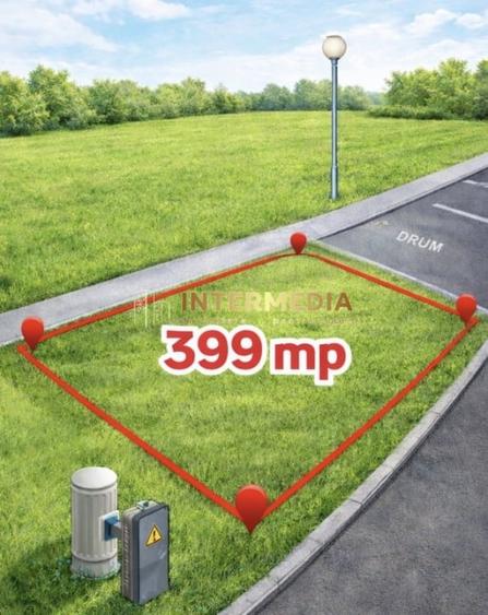 Teren Construcții intravilan de 399 mp, în Cetate