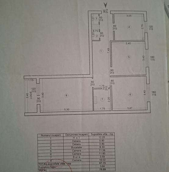 Apartament cu 3 camere decomandat, etaj 4/10, zona Alexandru cel Bun - 13