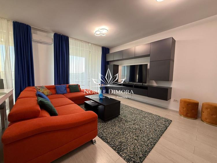Apartament cu 2 camere semidecomandat, mobilat în Central