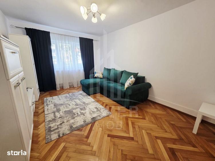 Apartament cu 2 camere, mobilat în Sub Arini