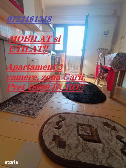 Apartament cu 2 camere decomandat în Gării