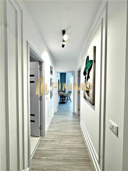 Apartament cu 3 camere semidecomandat, mobilat în Universității