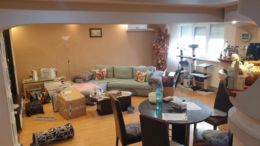 Apartament cu 3 camere decomandat, mobilat în Apollo