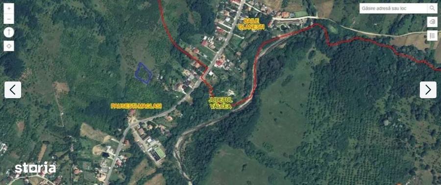 Teren de 2300 mp, în Păușești