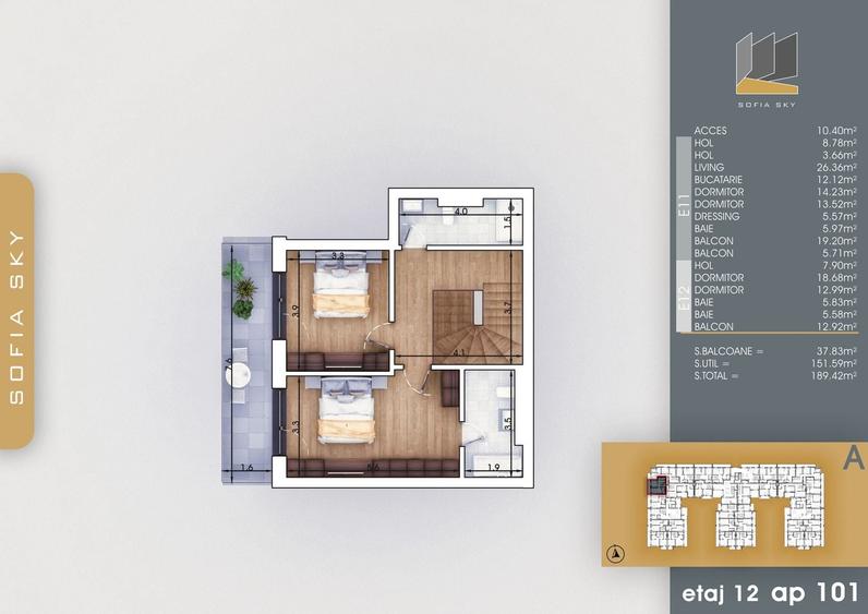 Apartament cu 5 camere semidecomandat în Theodor Pallady