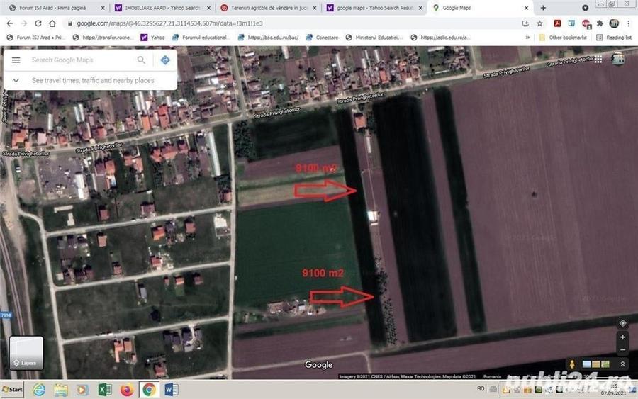 Teren de 9100 mp, în Central
