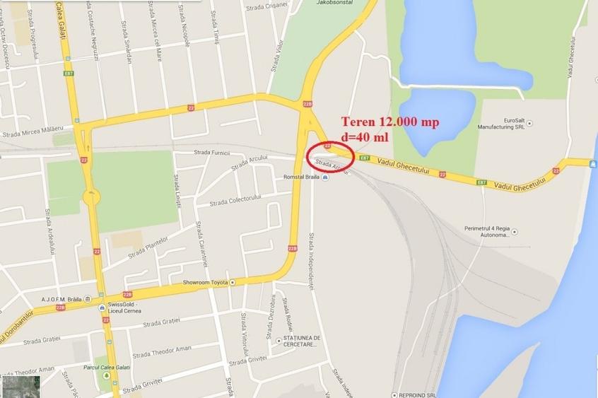 Teren Construcții intravilan de 11349 mp, în Independenței