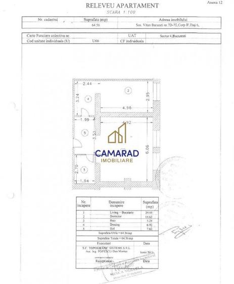 Apartament 2 camere de vanzare ?oseaua Vitan-Barzesti 7D(fost Rin - 6