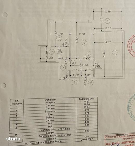 Apartament cu 2 camere decomandat, mobilat în Pantelimon