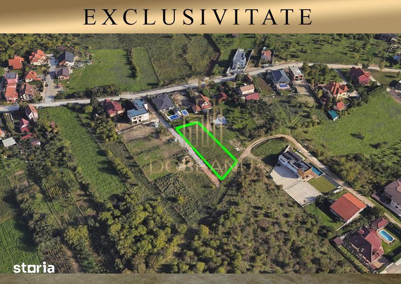 Teren de 1000 mp, în Oncea