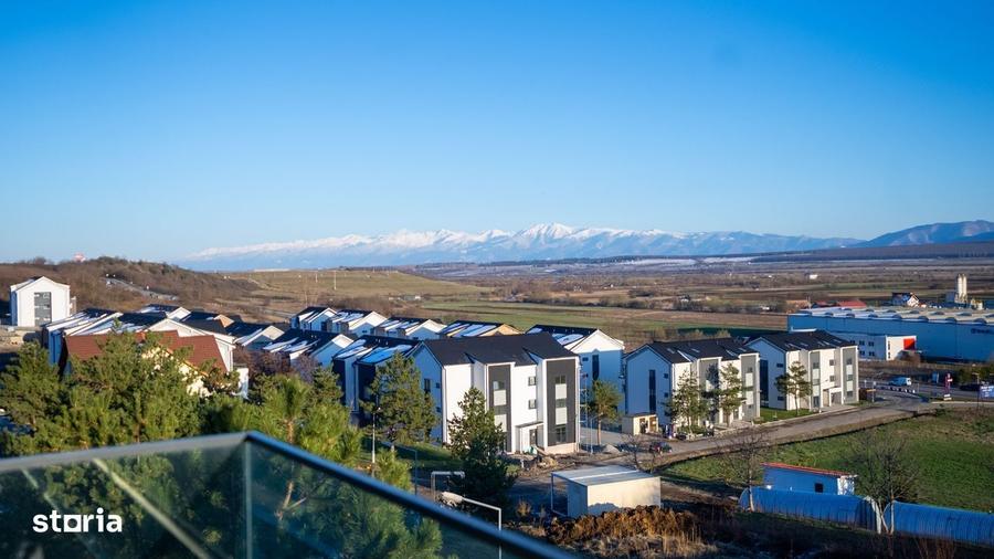 Penthouse superb in ansamblu nou cu vile - 4 camere - mobilat + utilat - 1