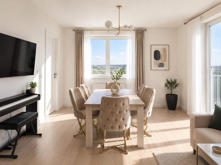 Apartament cu 2 camere, mobilat în Brătianu
