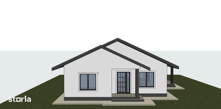 Casă cu 3 camere cu Teren 300 Mp în Bârnova