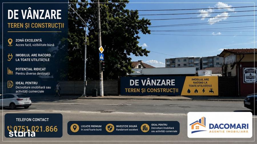 Casă cu 2 camere cu Teren 349 Mp în Micro 17