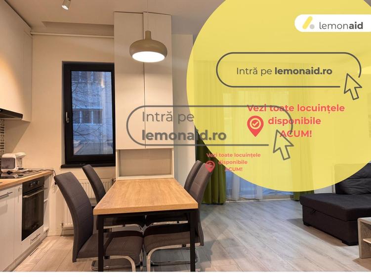 Apartament cu 2 camere semidecomandat, mobilat în Aradului
