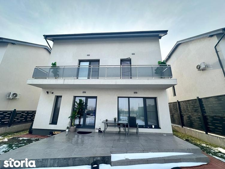 CASA INDIVIDUALA MOBILATA, TOATE UTILITATIE, CURTE 400 MP, COMISION 0% - 2