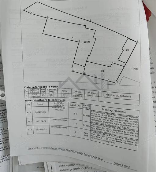 Casă cu 2 camere cu Teren 163 Mp în Filiași