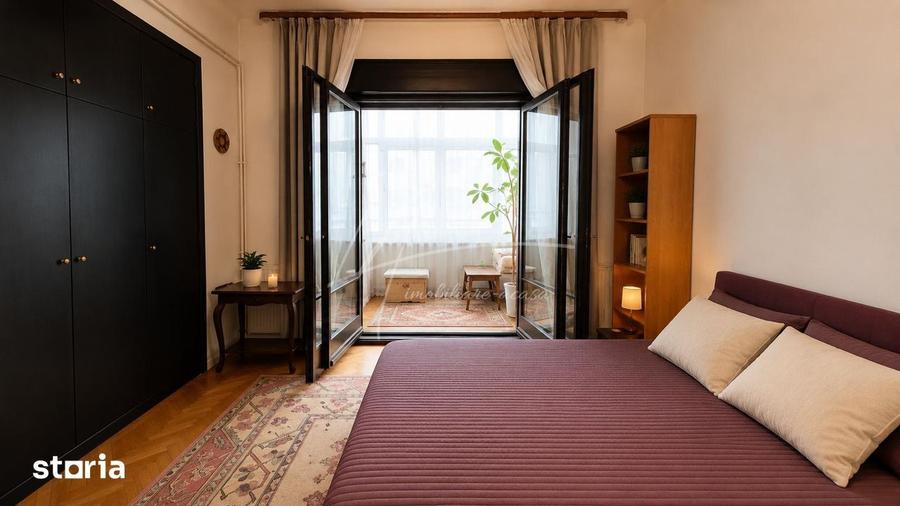 Apartament cu 2 camere decomandat, mobilat în Cișmigiu