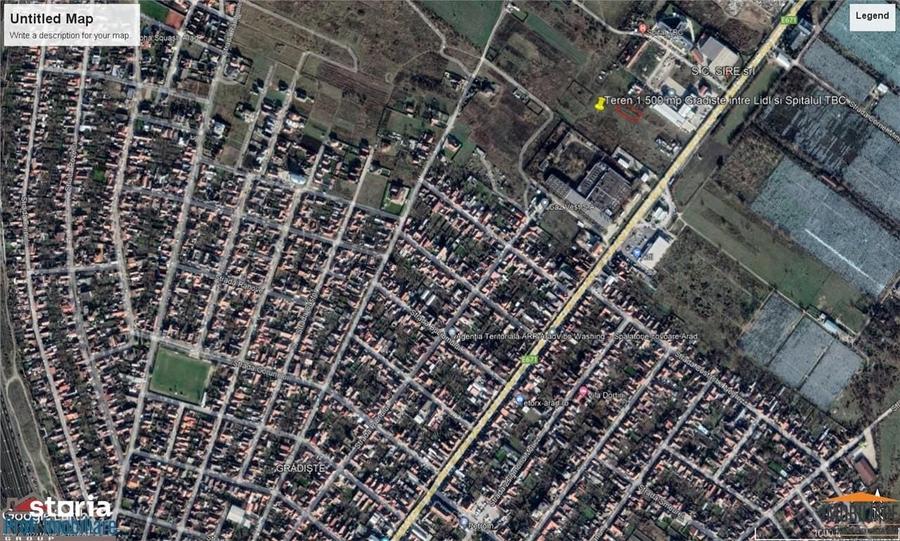 Teren 1.500mp pentru constructii comerciale-industriale- Gradiste stra - 2