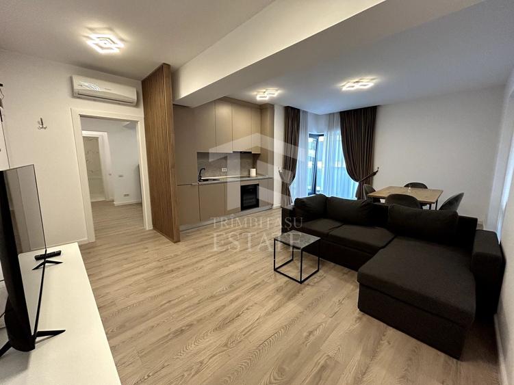 Apartament cu 2 camere semidecomandat, mobilat în Pipera
