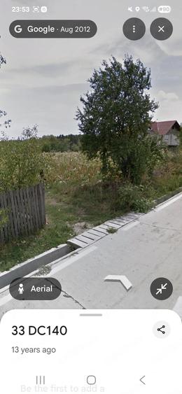Teren de 1050 mp, în Teiș